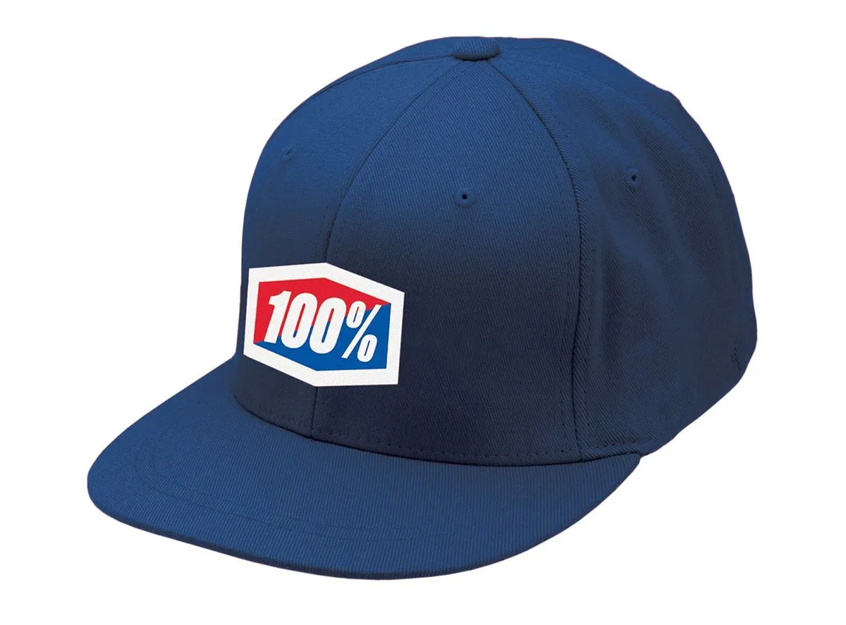 100% Essential J-Fit Hat - Blue