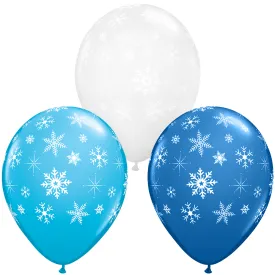 11 inch SNOWFLAKES - WINTER ASSORTMENT (6 PK)