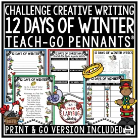 12 Days of Christmas Creative Writing Activity | Printable Teacher Resources | The Little Ladybug Shop