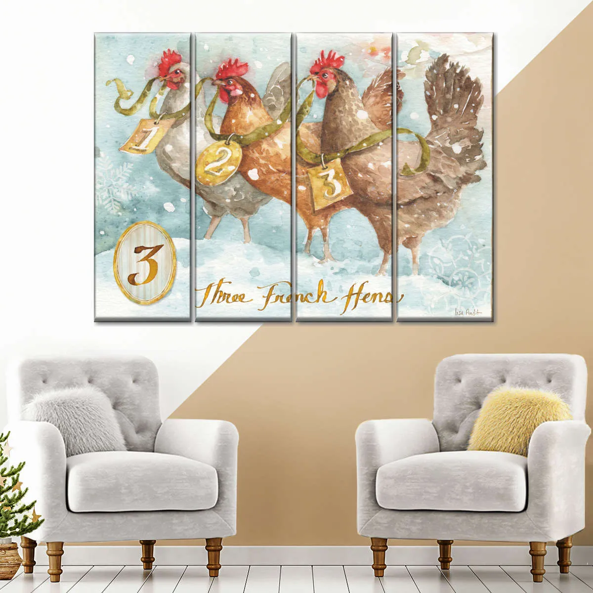 12 Days Of Christmas III Wall Art