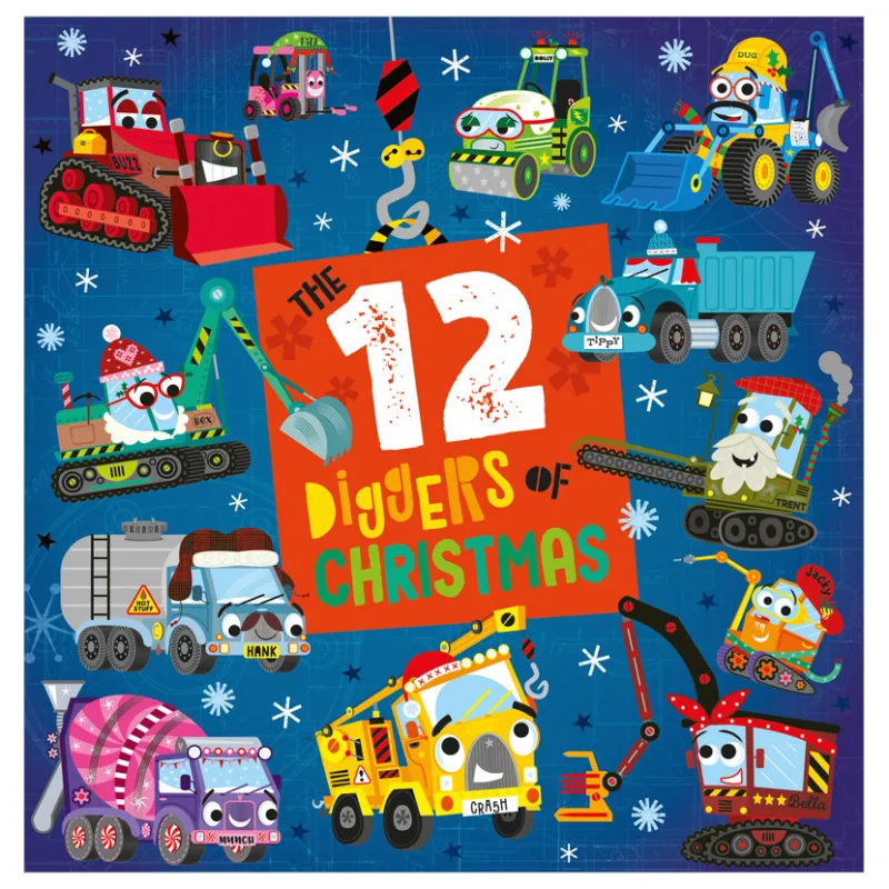 12 Diggers of Christmas Storybook