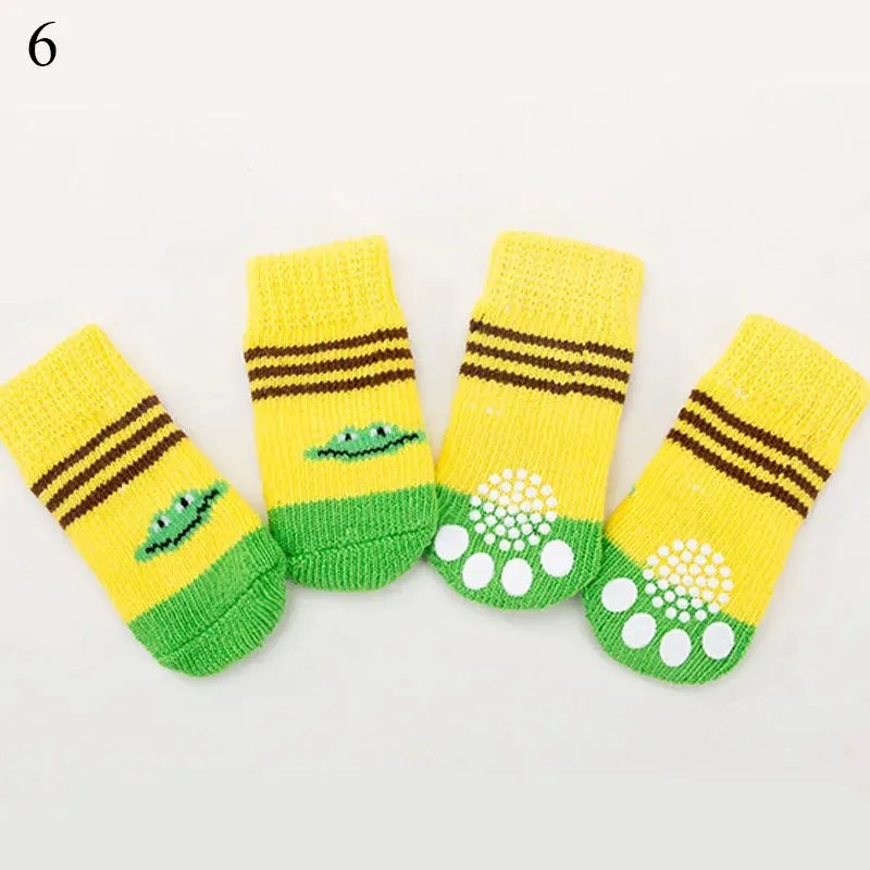 4 Pc Set of Christmas Inspired Dog Socks