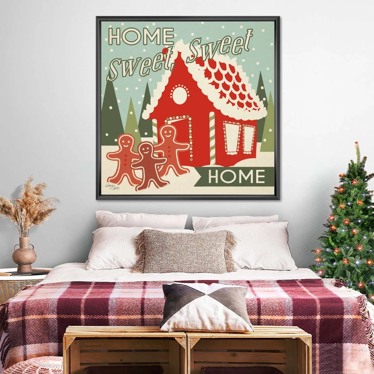 50s Christmas Wall Art