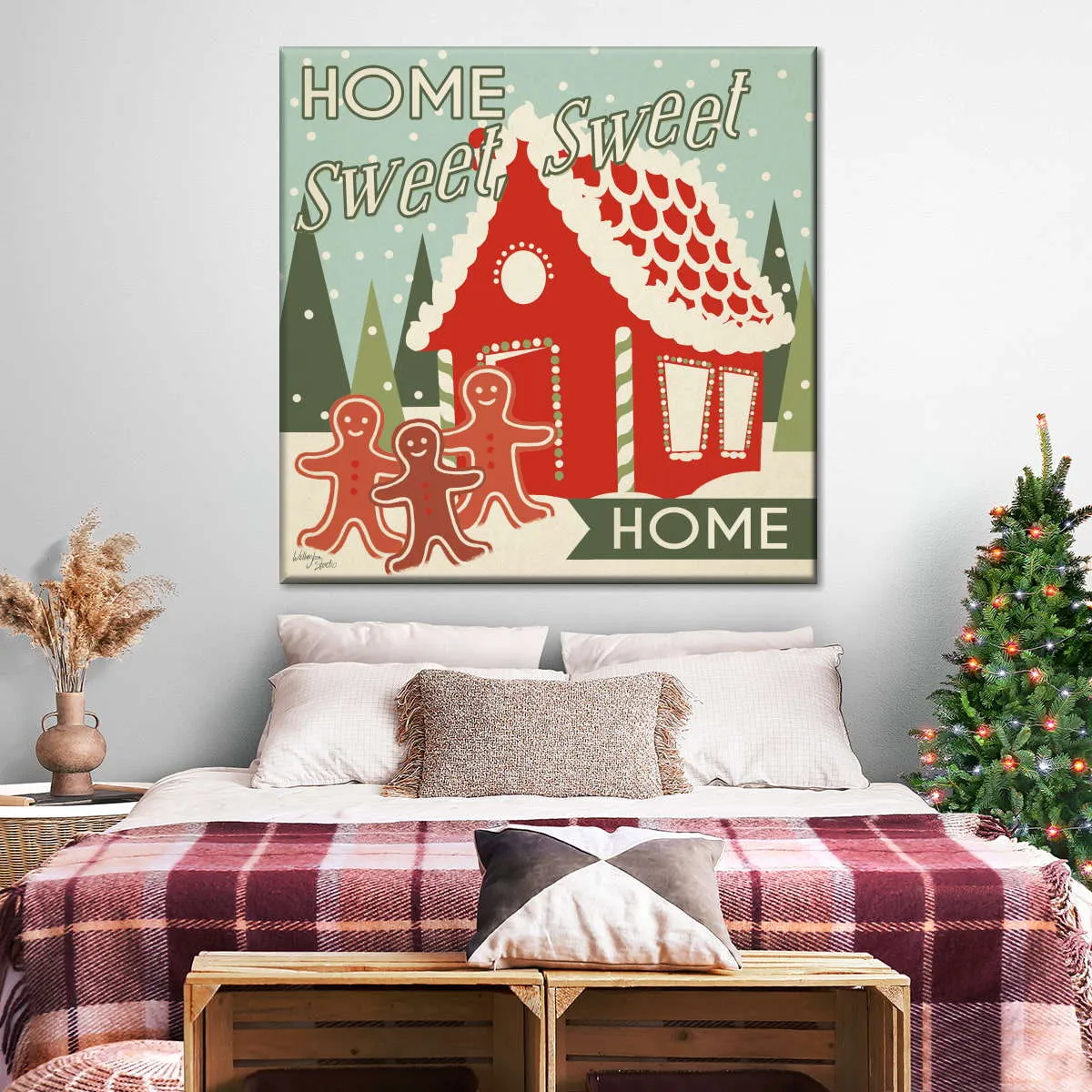 50s Christmas Wall Art