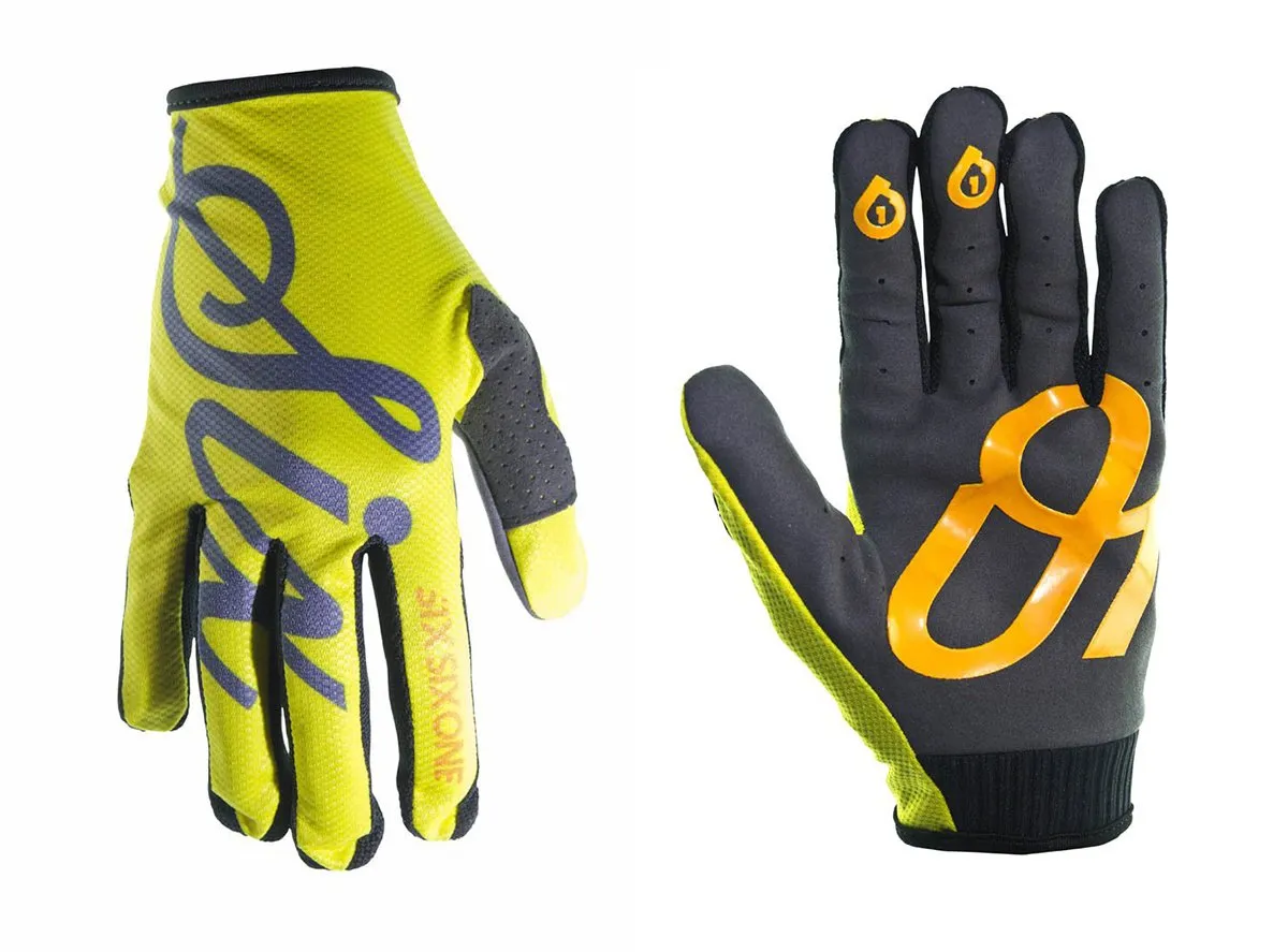 661 Comp MTB Glove - Youth - Yellow Script