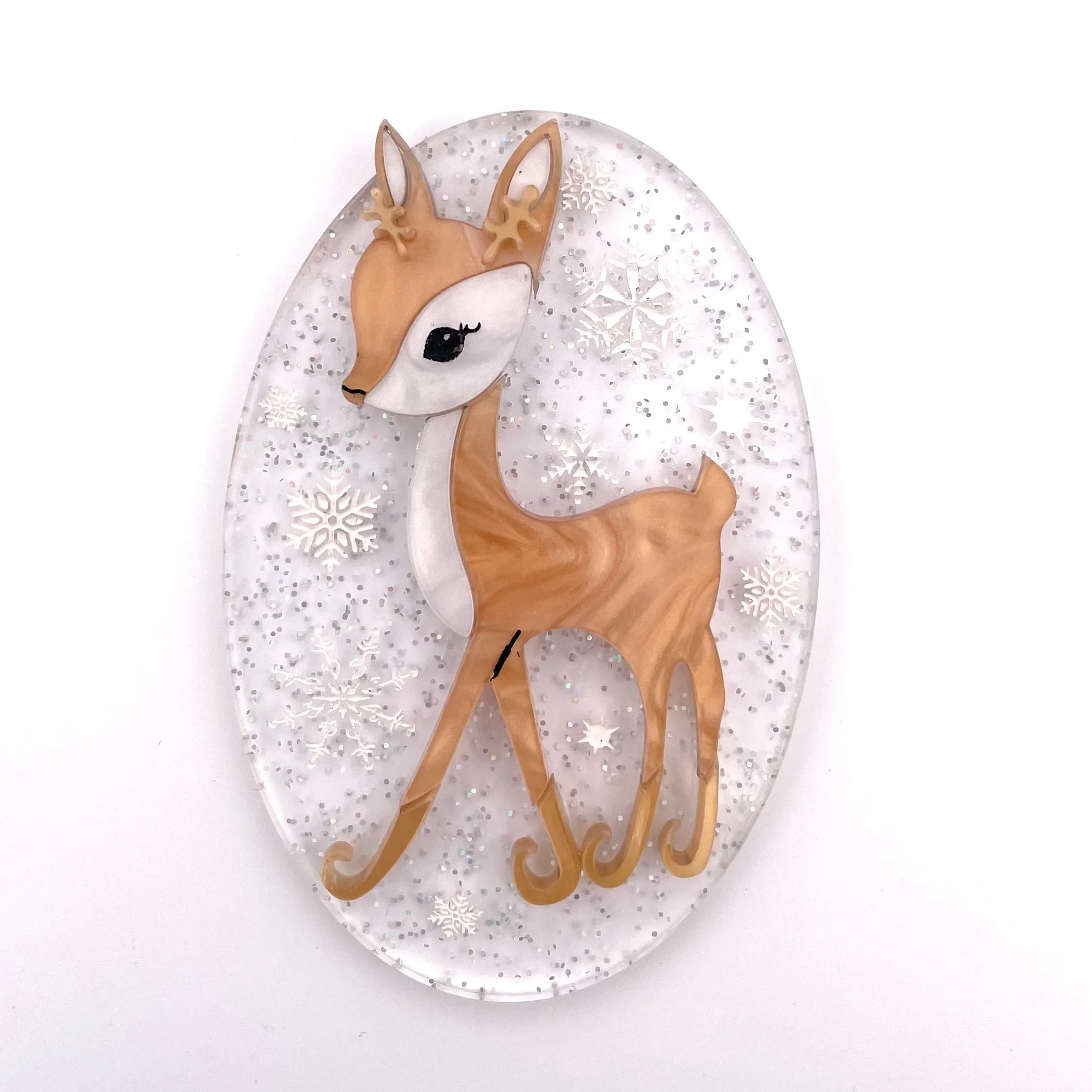 8. Rebecca the Deer - brooch