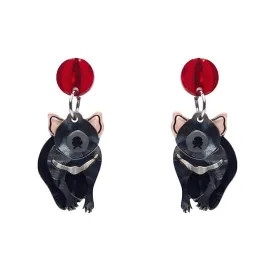 A Devilish Christmas Earrings