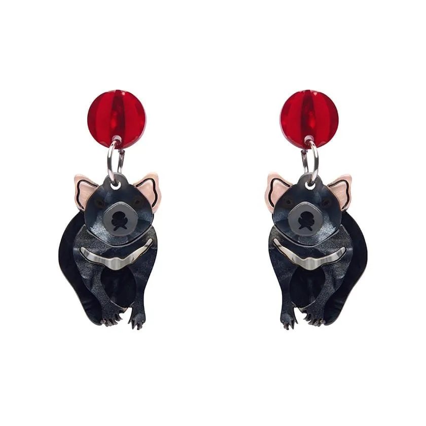 A Devilish Christmas Earrings