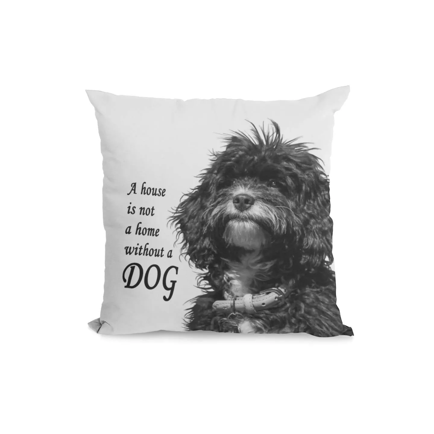 A House Is Not A Home Without A Dog Cushion