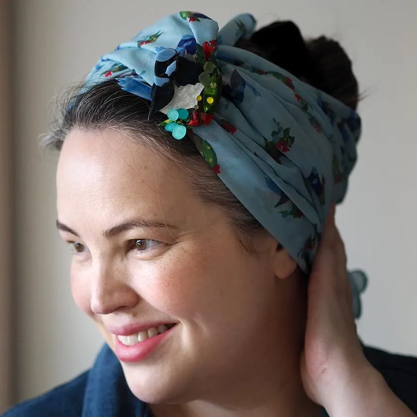 A Splendid Christmas Head Scarf