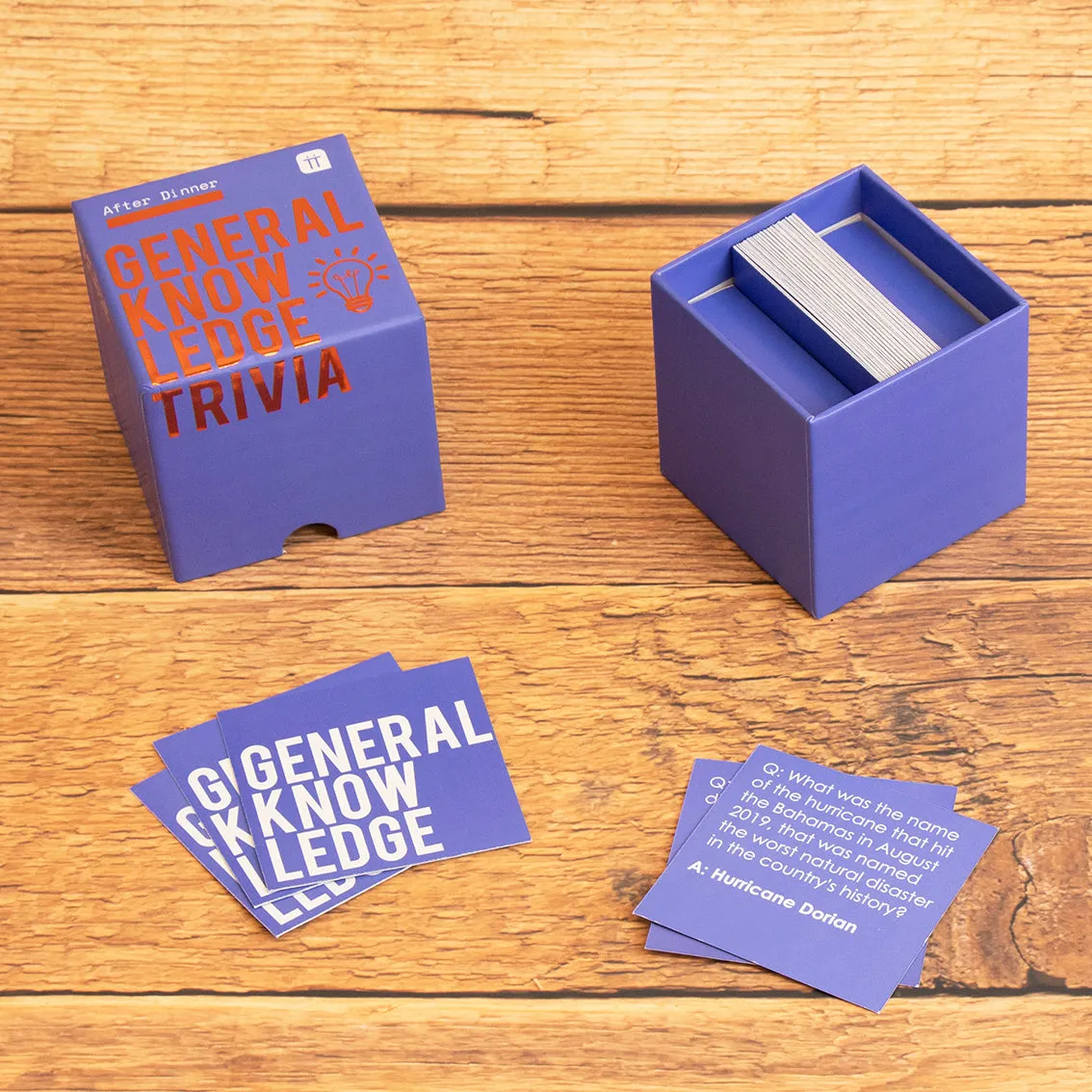 After Dinner General Knowledge Trivia Card Game