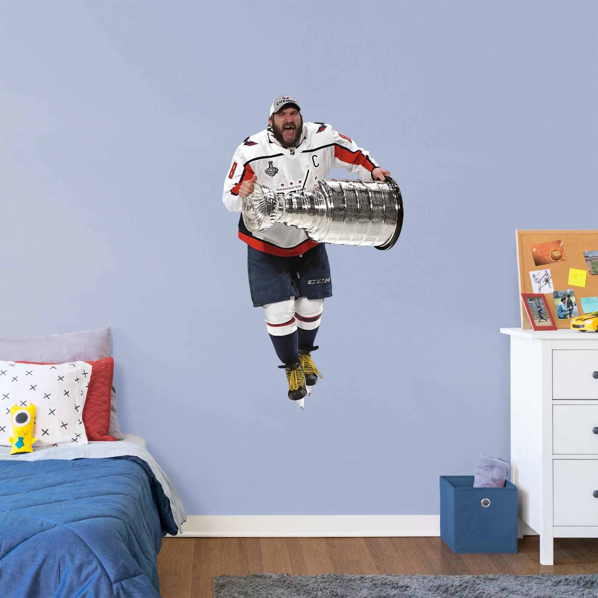 Alex Ovechkin: 2018 Stanley Cup - Officially Licensed NHL Removable Wall Decal