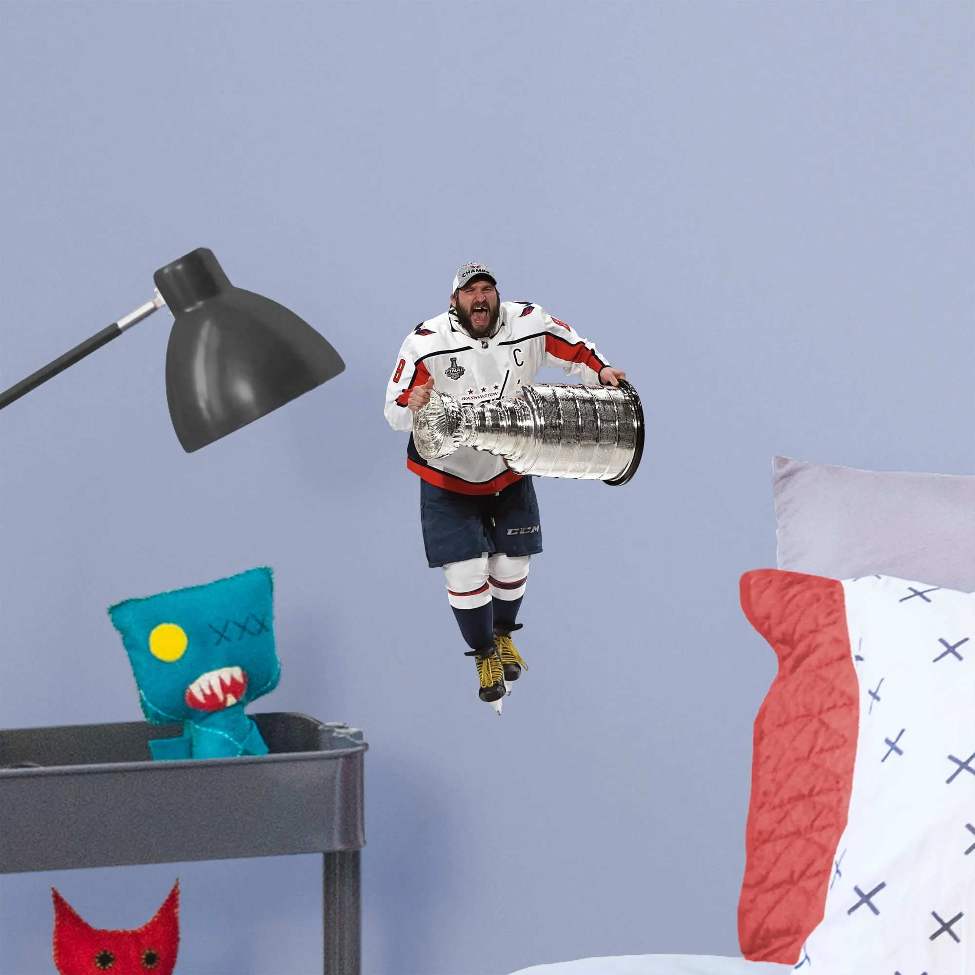 Alex Ovechkin: 2018 Stanley Cup - Officially Licensed NHL Removable Wall Decal