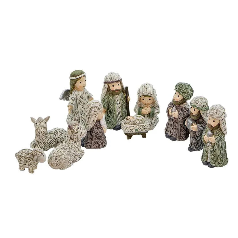 ARAN NATIVITY SET 11 PIECES