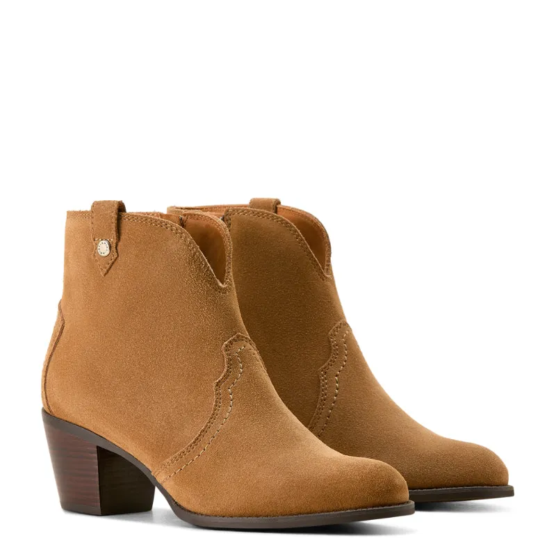 Ariat Tilbury Ladies Ankle Boot - Carmel Suede