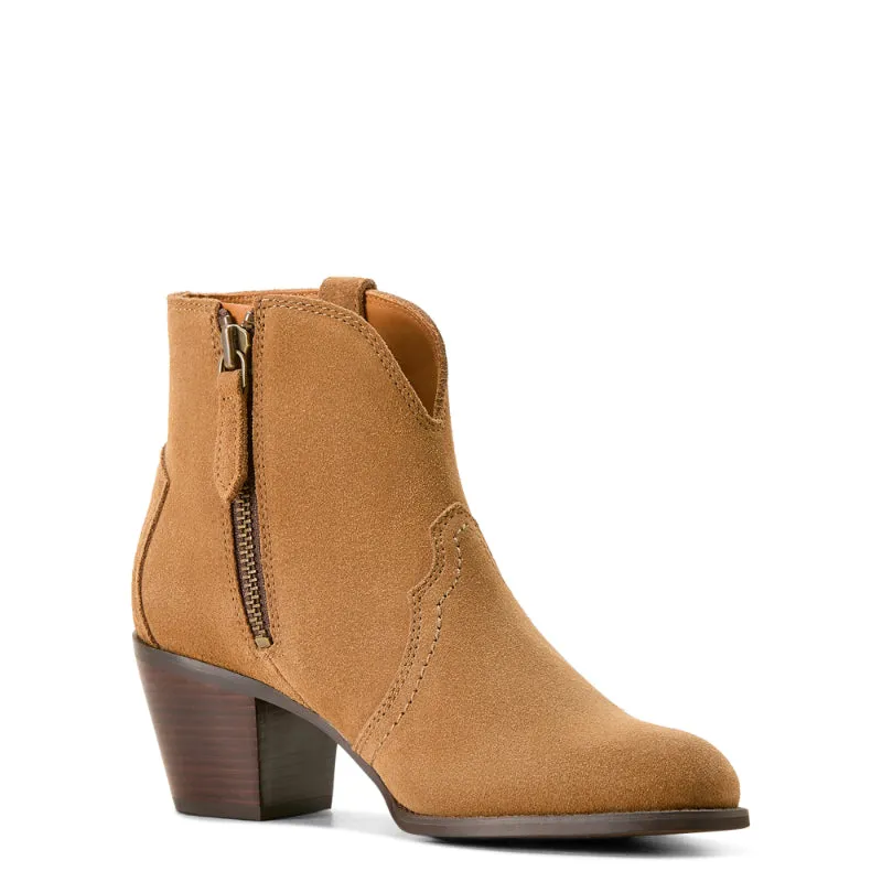 Ariat Tilbury Ladies Ankle Boot - Carmel Suede