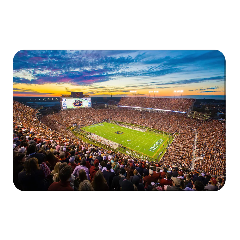 Auburn Tigers - Sunset over Jordan-Hare Stadium