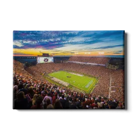 Auburn Tigers - Sunset over Jordan-Hare Stadium