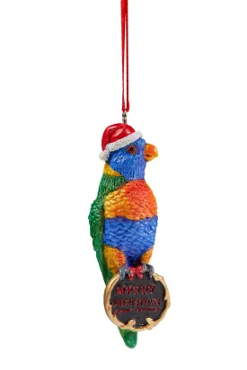 Australian Christmas Decoration - Rainbow Lorikeet