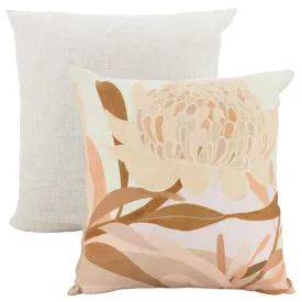 Autumn Blooms Cushion - Protea