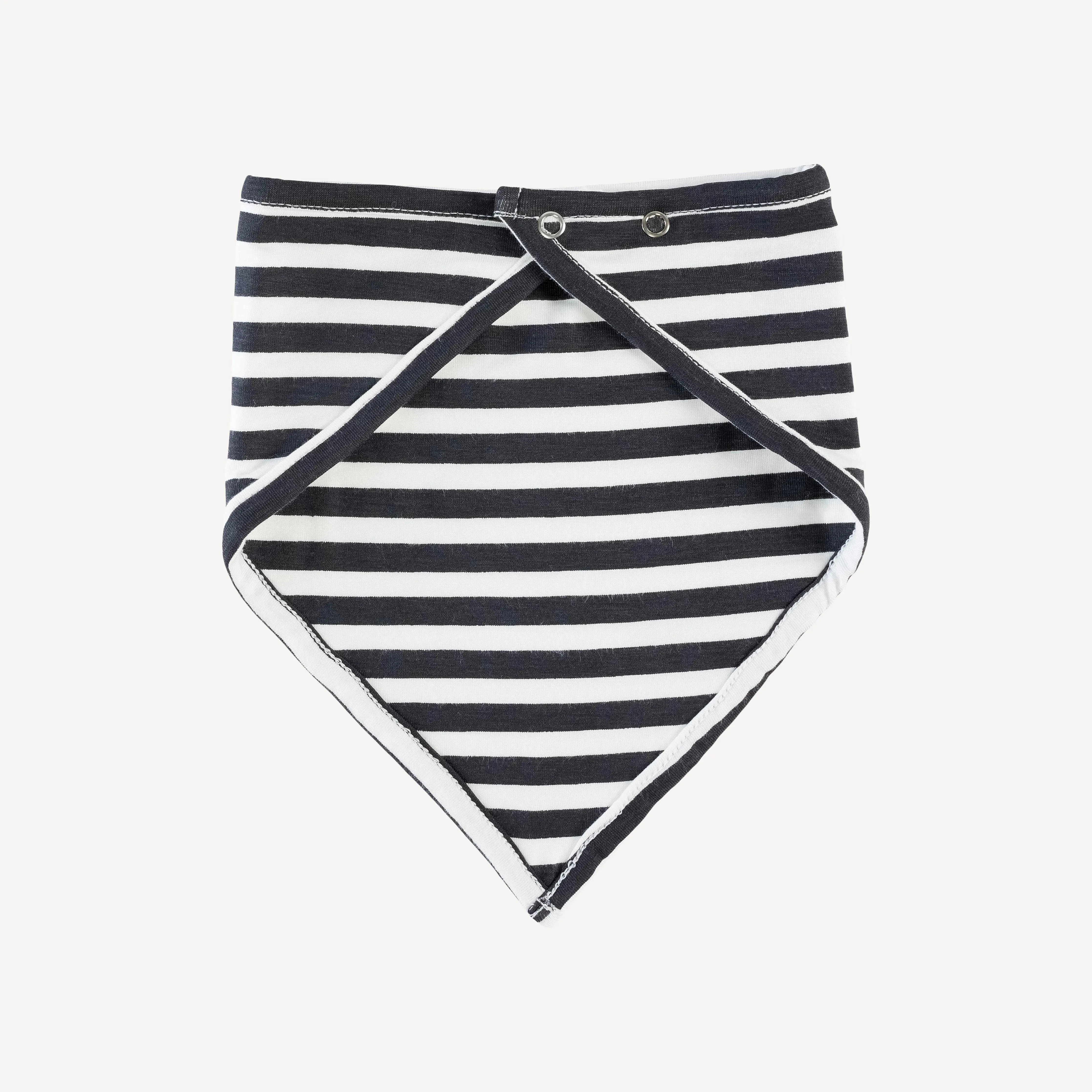 bandana bib | black stripe | bamboo