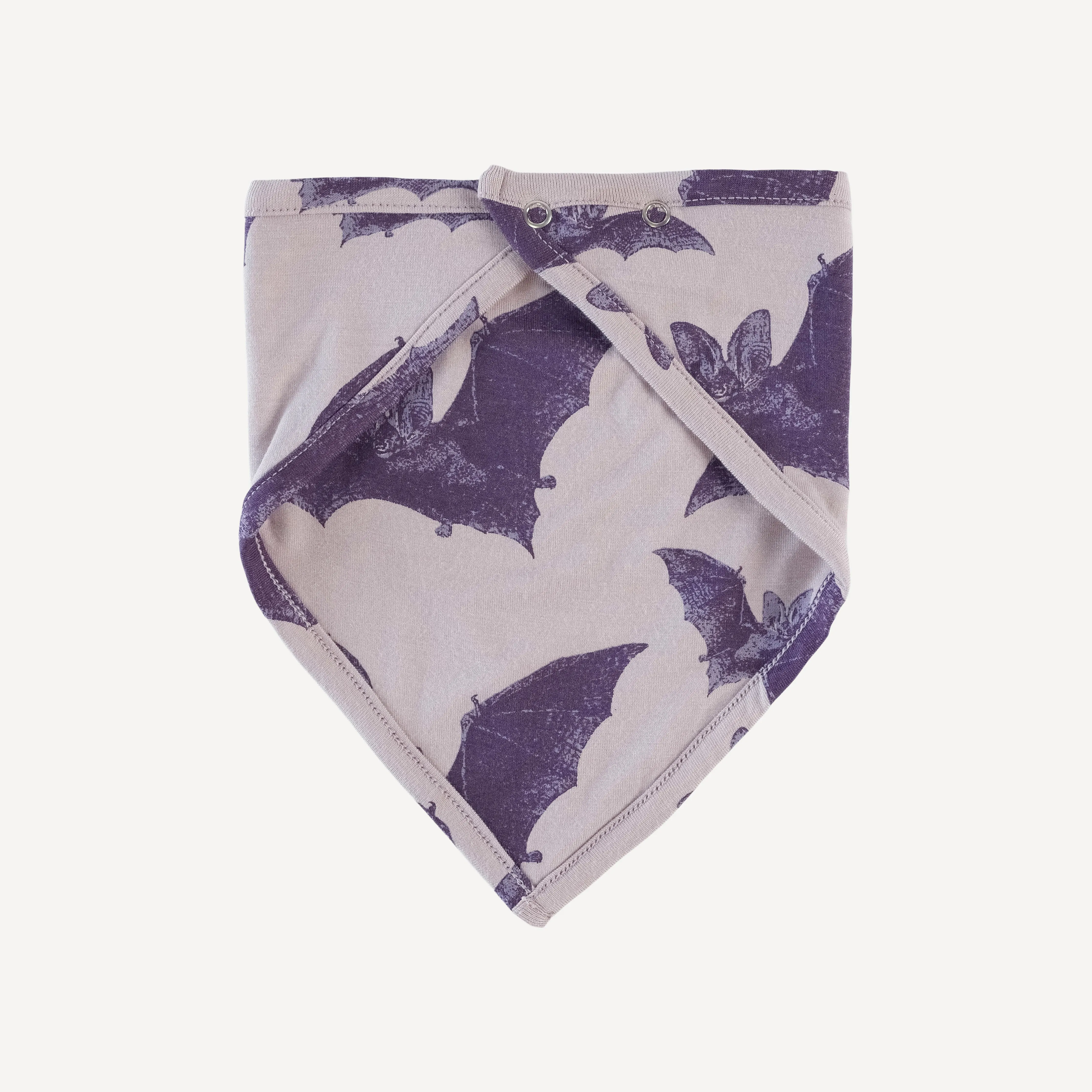 bandana bib | purple bat | bamboo