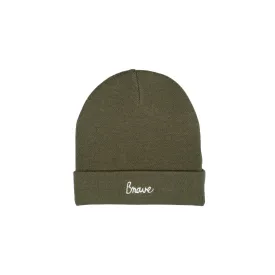 Beetle Olive Bamboo Knit Beanie