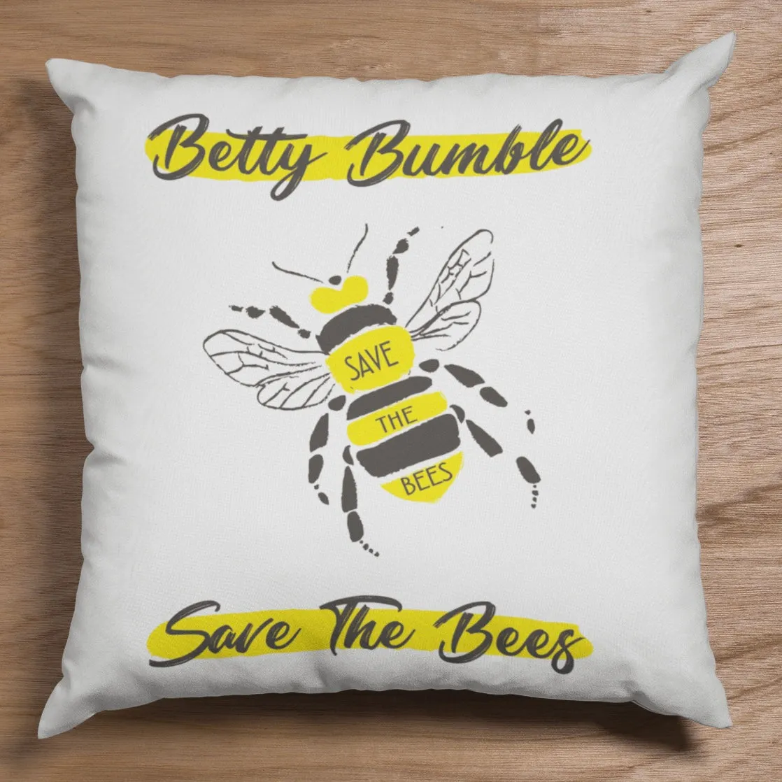 Betty Bumble Save The Bees Cushion