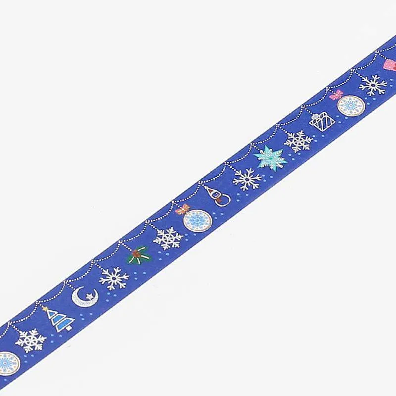 BGM Christmas Snow Ornaments Masking Tape