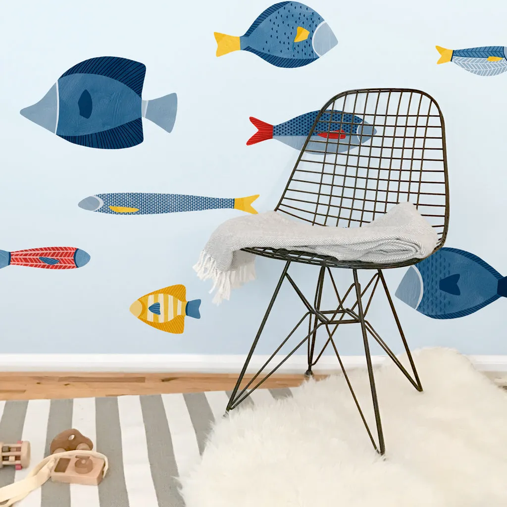 Big Fish Wall Decal Set