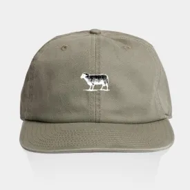 Black Sheep Icon Unstructured 6-Panel Hat Eucalyptus