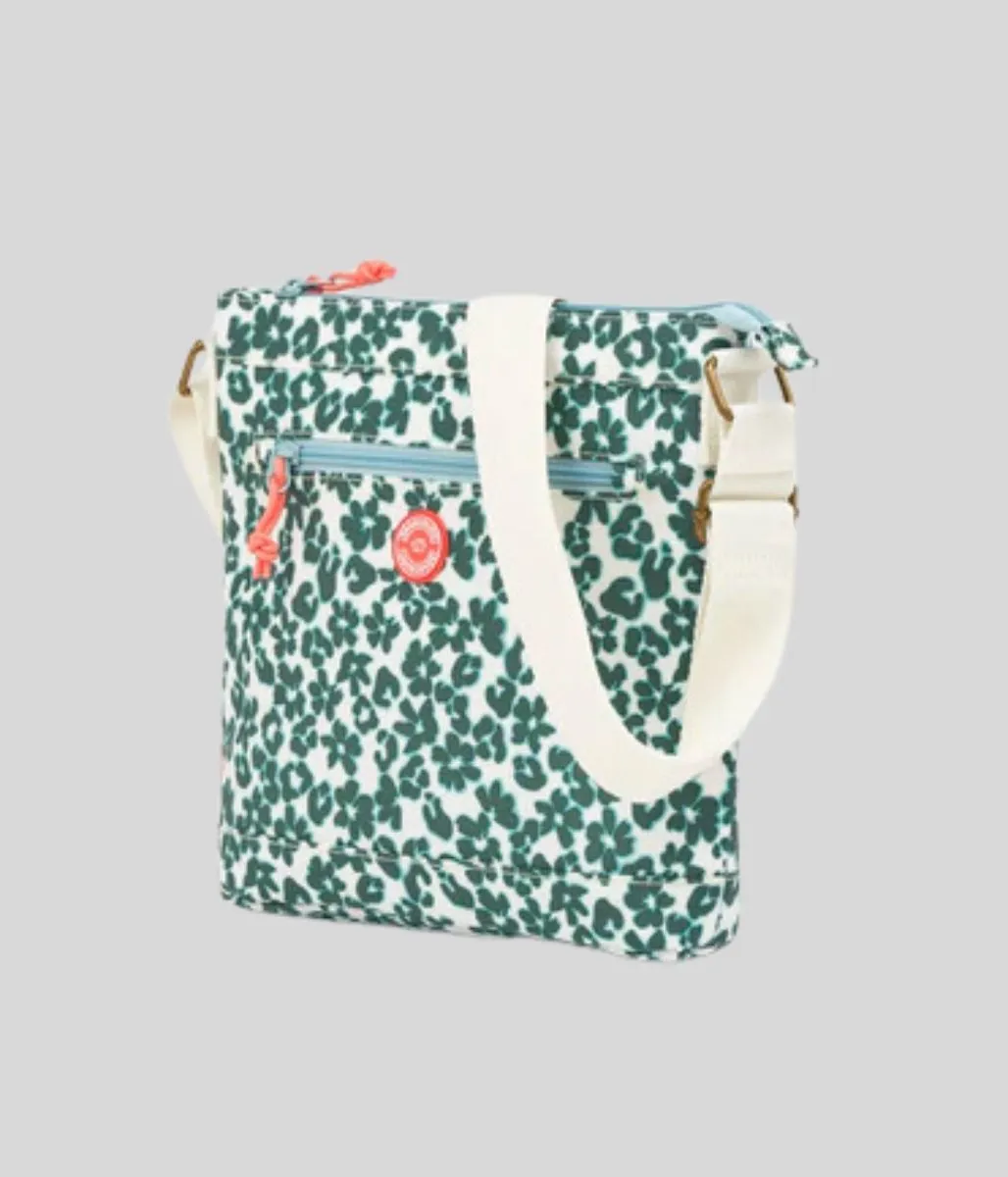 Brakeburn Leopard Floral Crossbody Bag