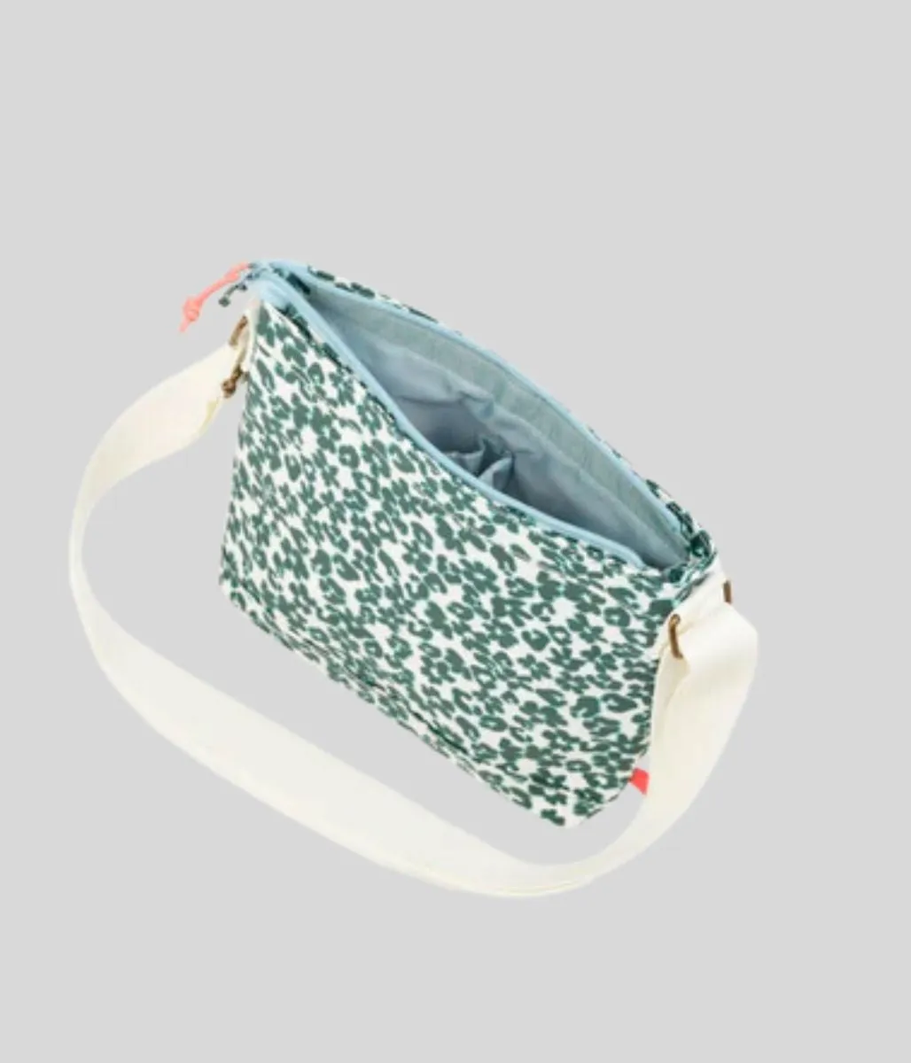 Brakeburn Leopard Floral Crossbody Bag