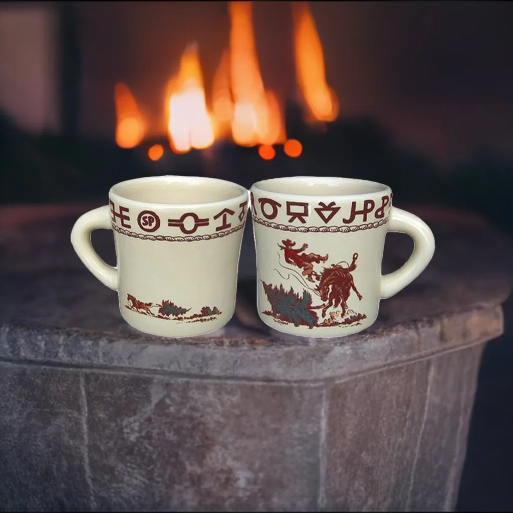 Branded Cowboy Christmas Western Coffee Mug