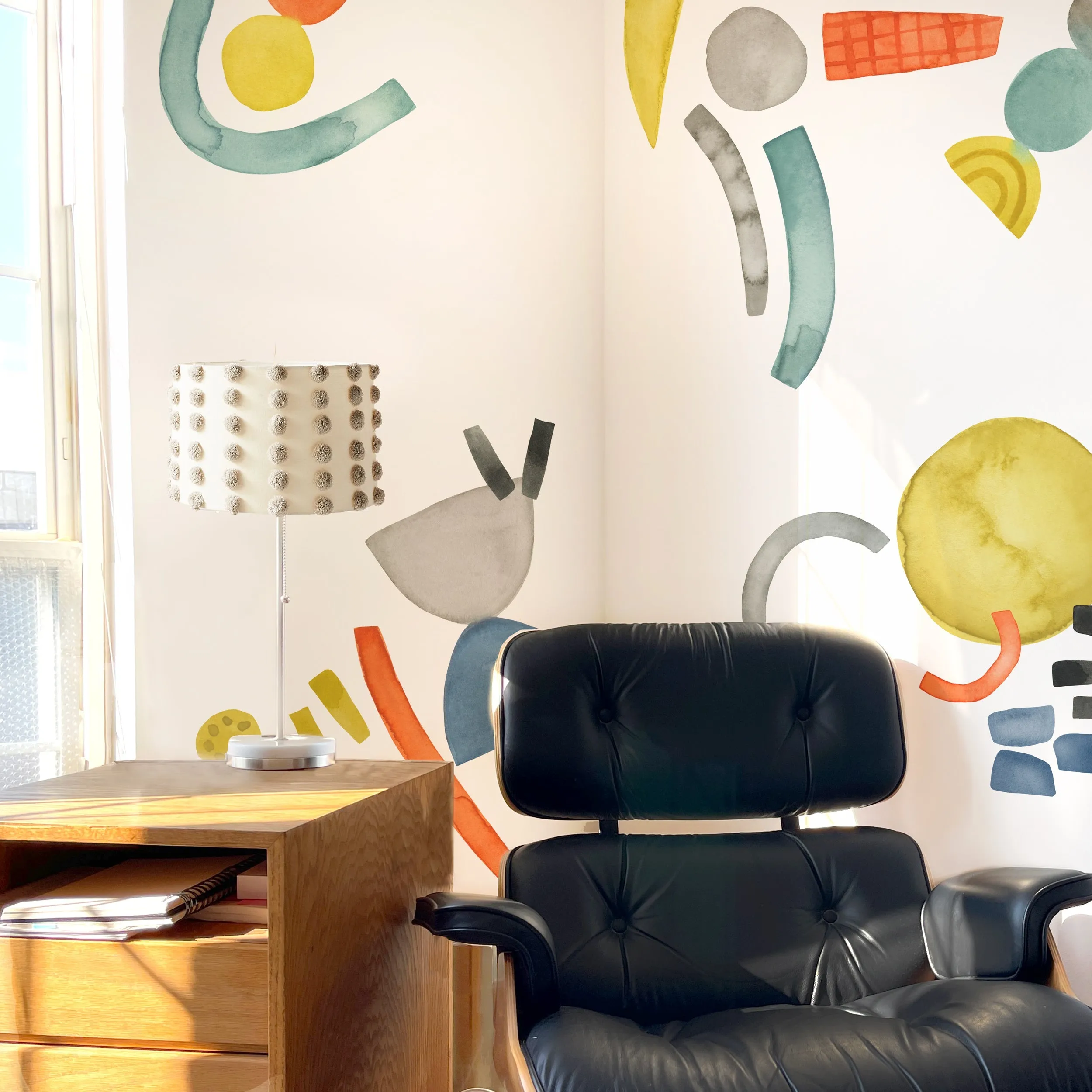 Bright Abstract Shapes Wall Decal Set - Small