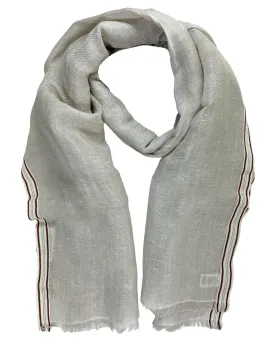 Sale! Beige Linen Cashmere Silk Mens Shawl from Brunello Cucinelli - 2024 Collection