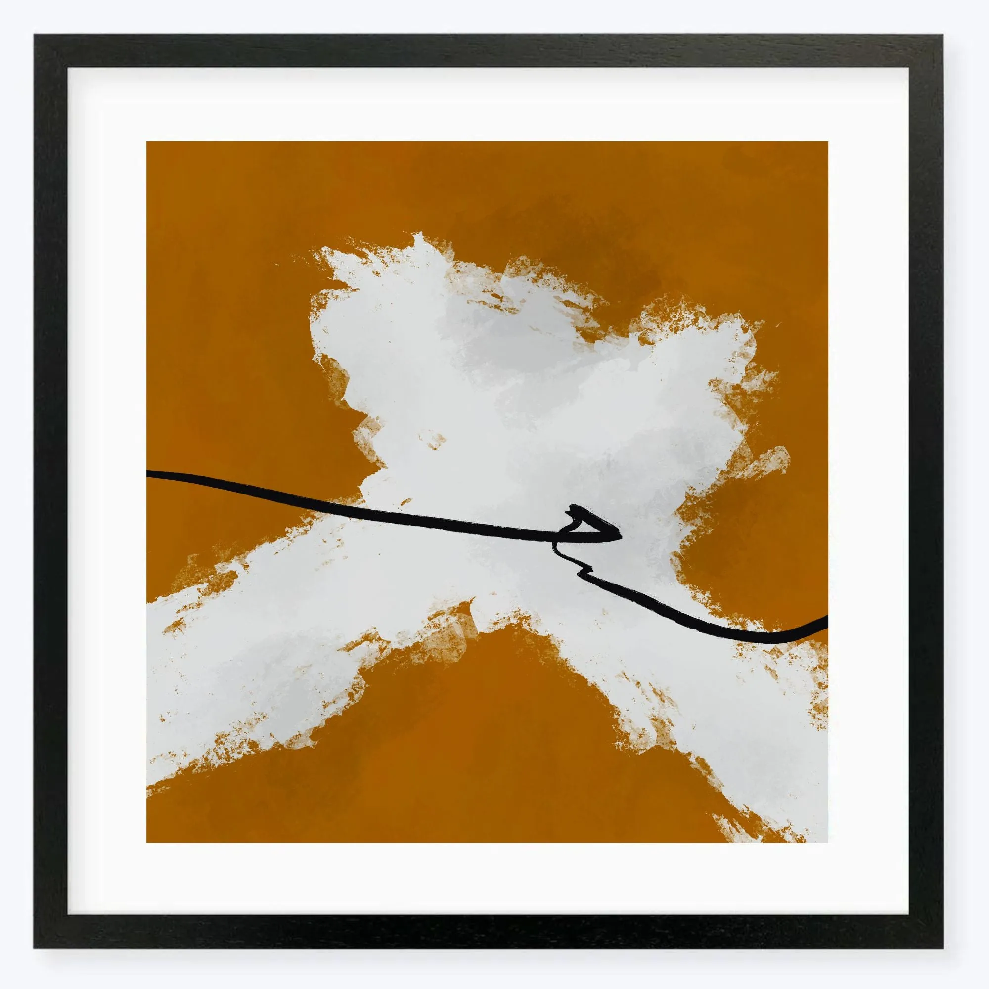 Burnt Orange II Framed Artwork