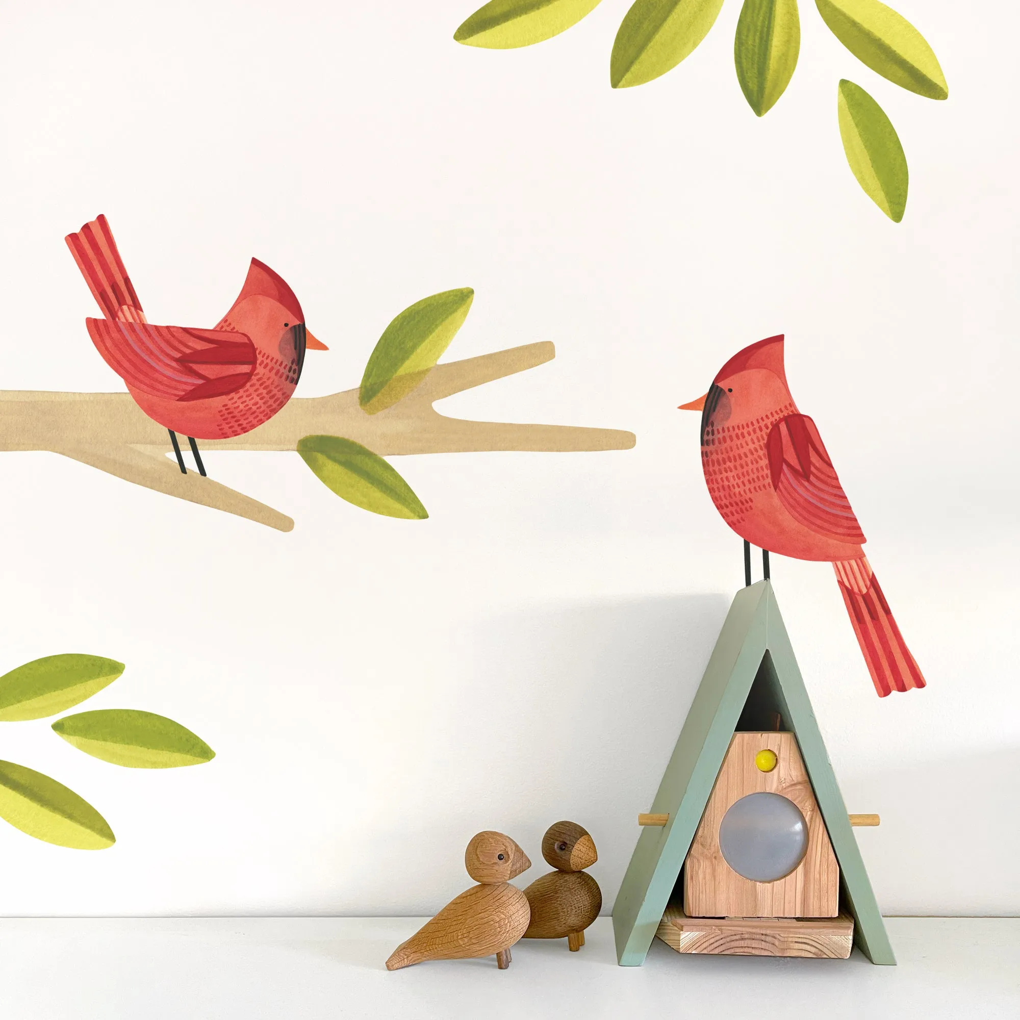 Cardinal Wall Decal Set