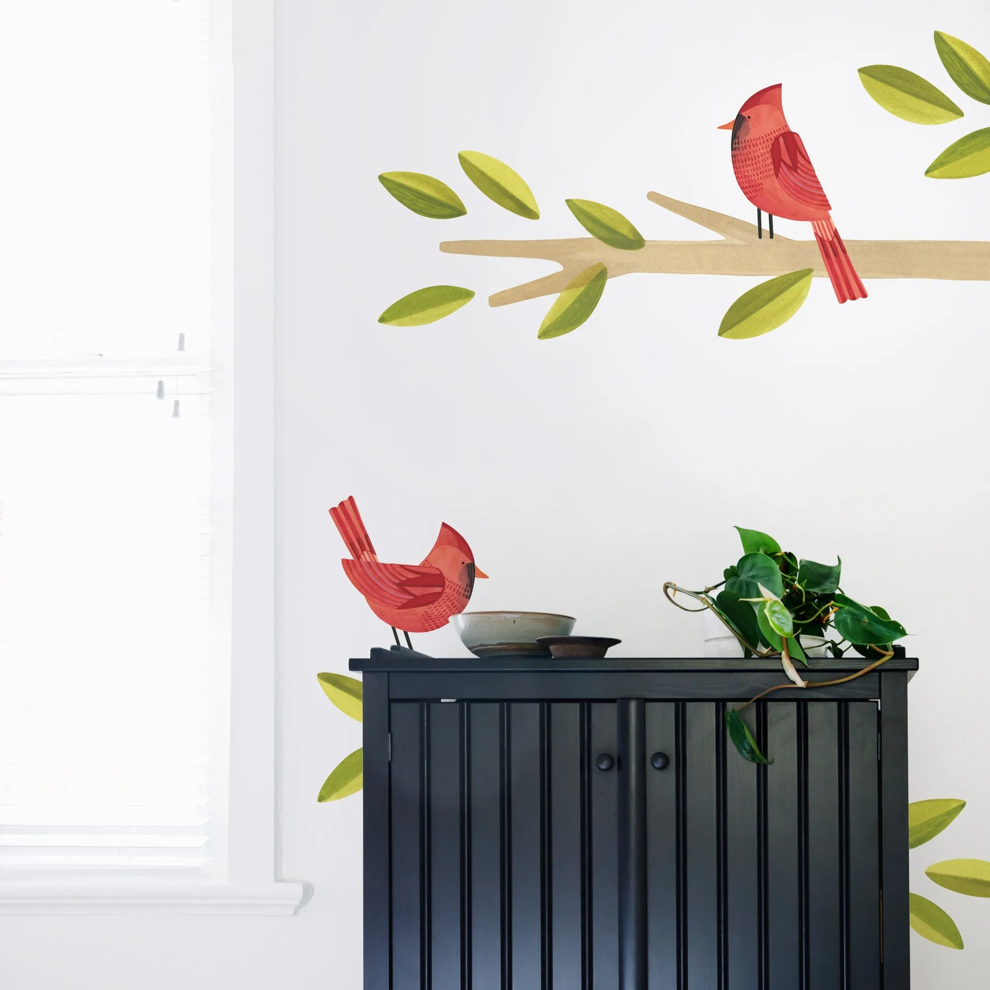 Cardinal Wall Decal Set