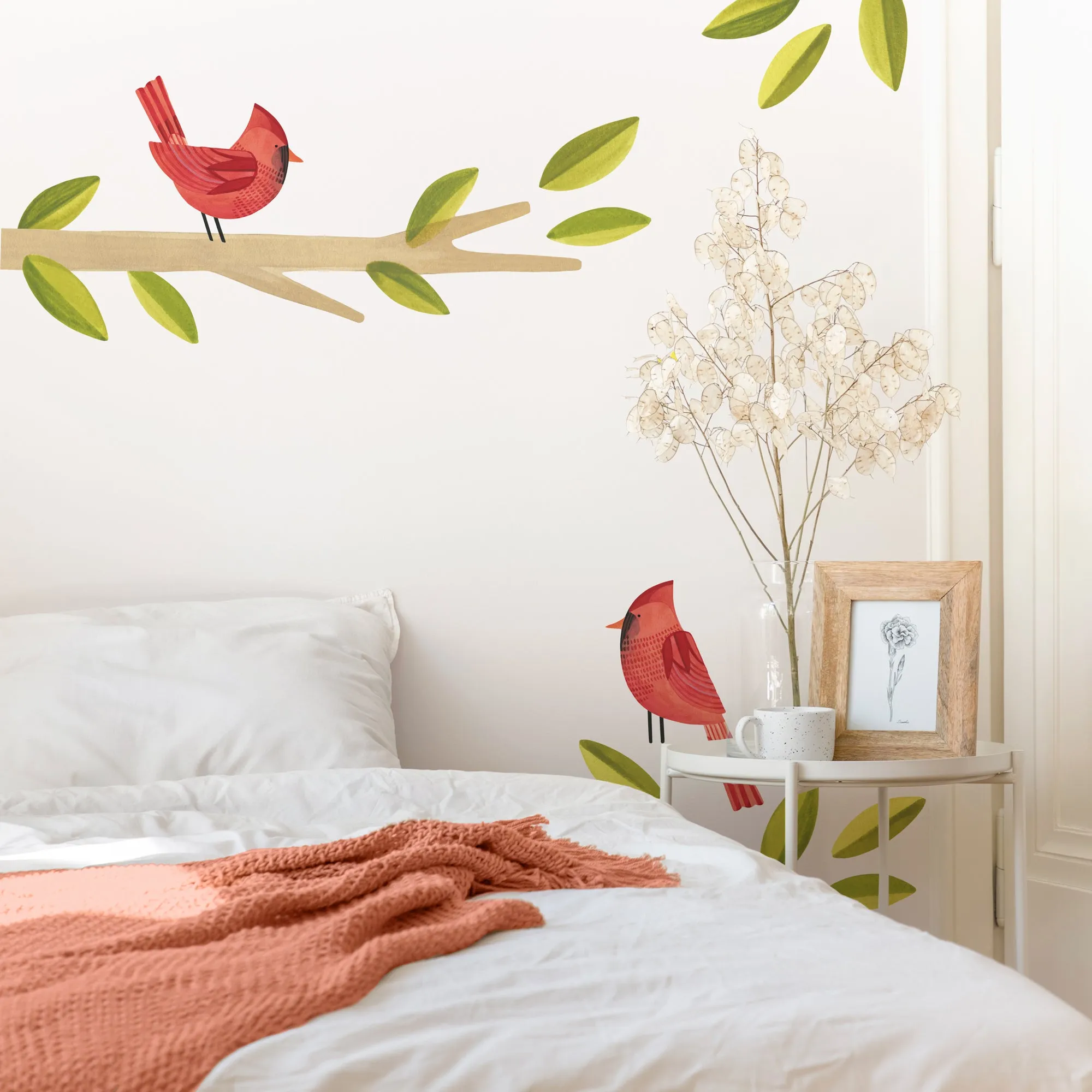 Cardinal Wall Decal Set