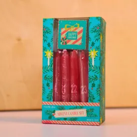 Christmas Advent Candle Set