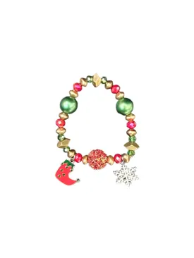 Christmas Charm Bracelet Stack