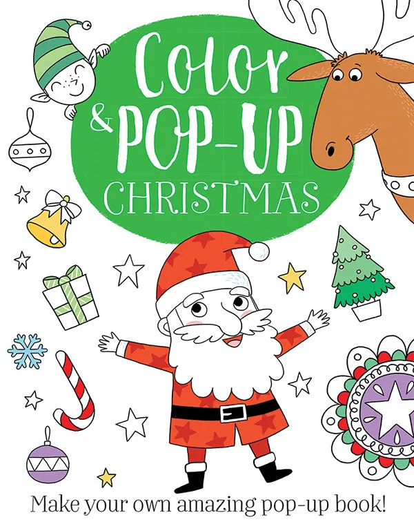 Christmas Color & Pop-Up Book