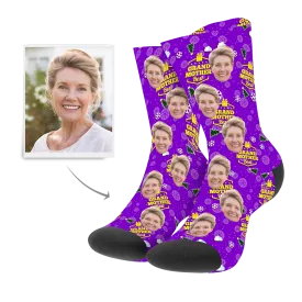 Christmas Customized Grand Mother Socks