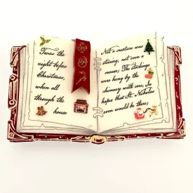 Christmas Eve book - Brooch - Set of 4