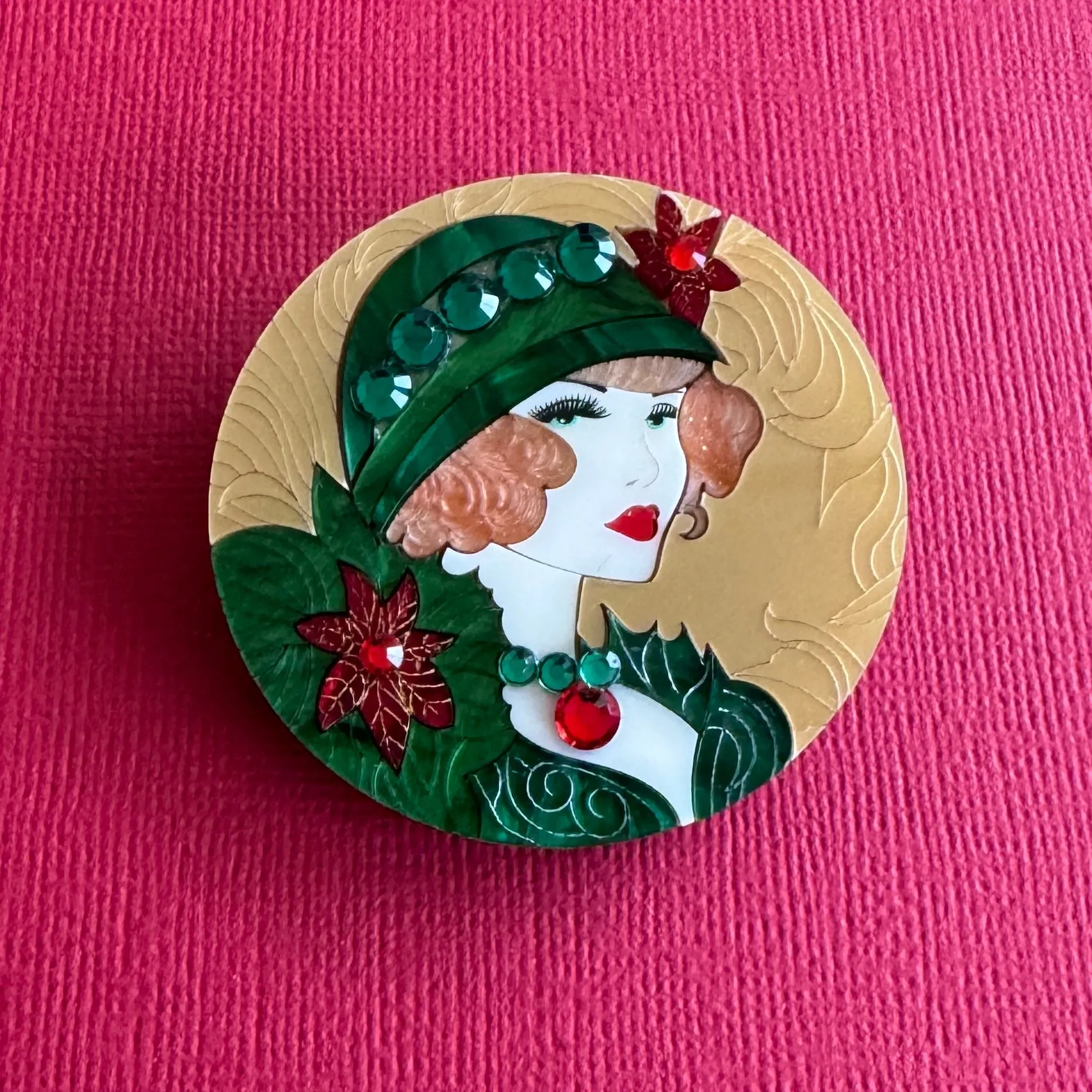 Christmas muse - brooch - Set of 2