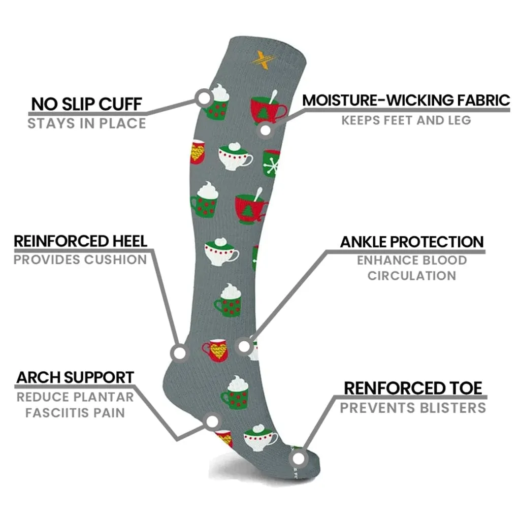 Christmas Parties Compression Socks (3-Pairs)