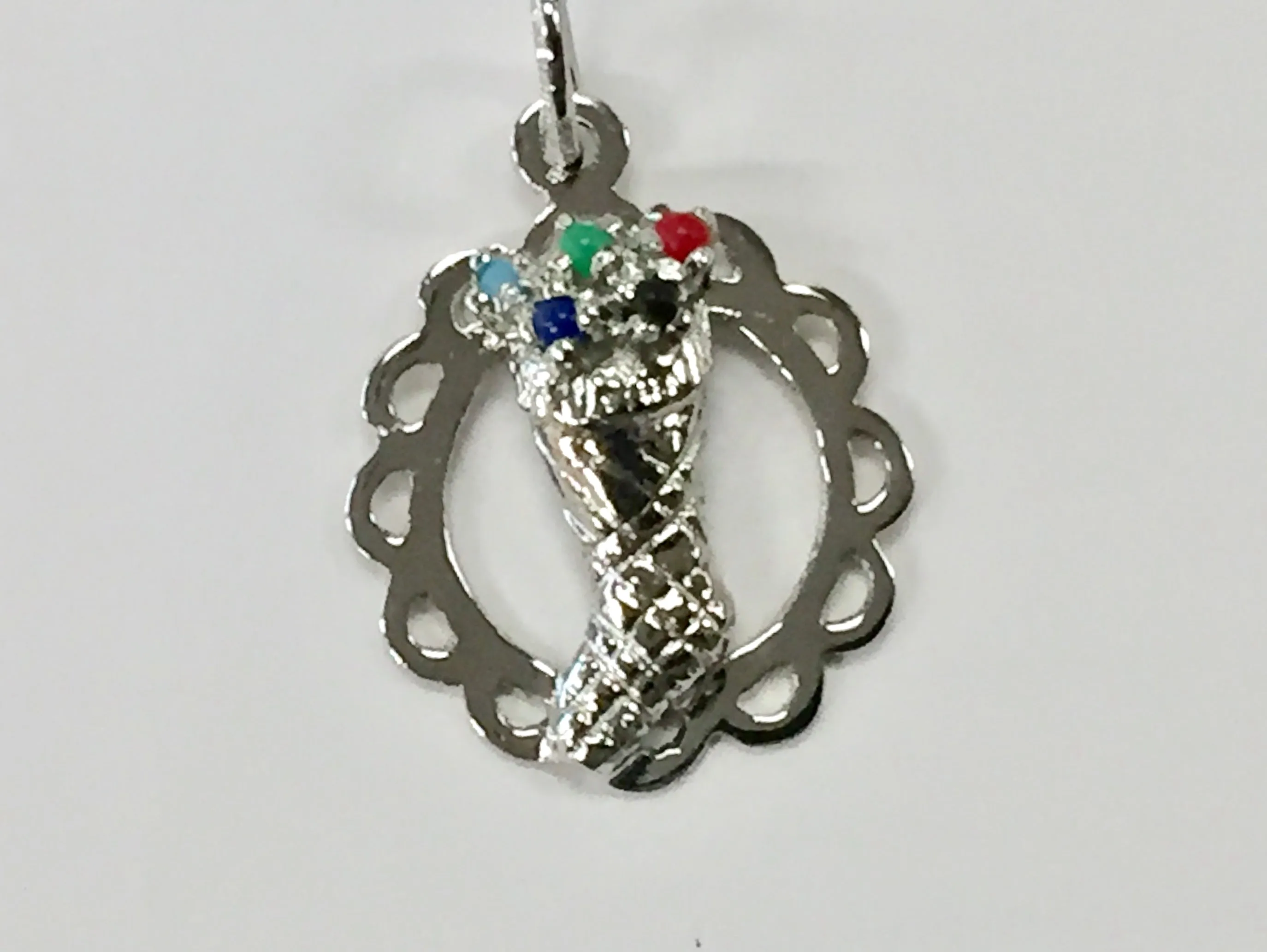 Christmas Stocking Silver Charm