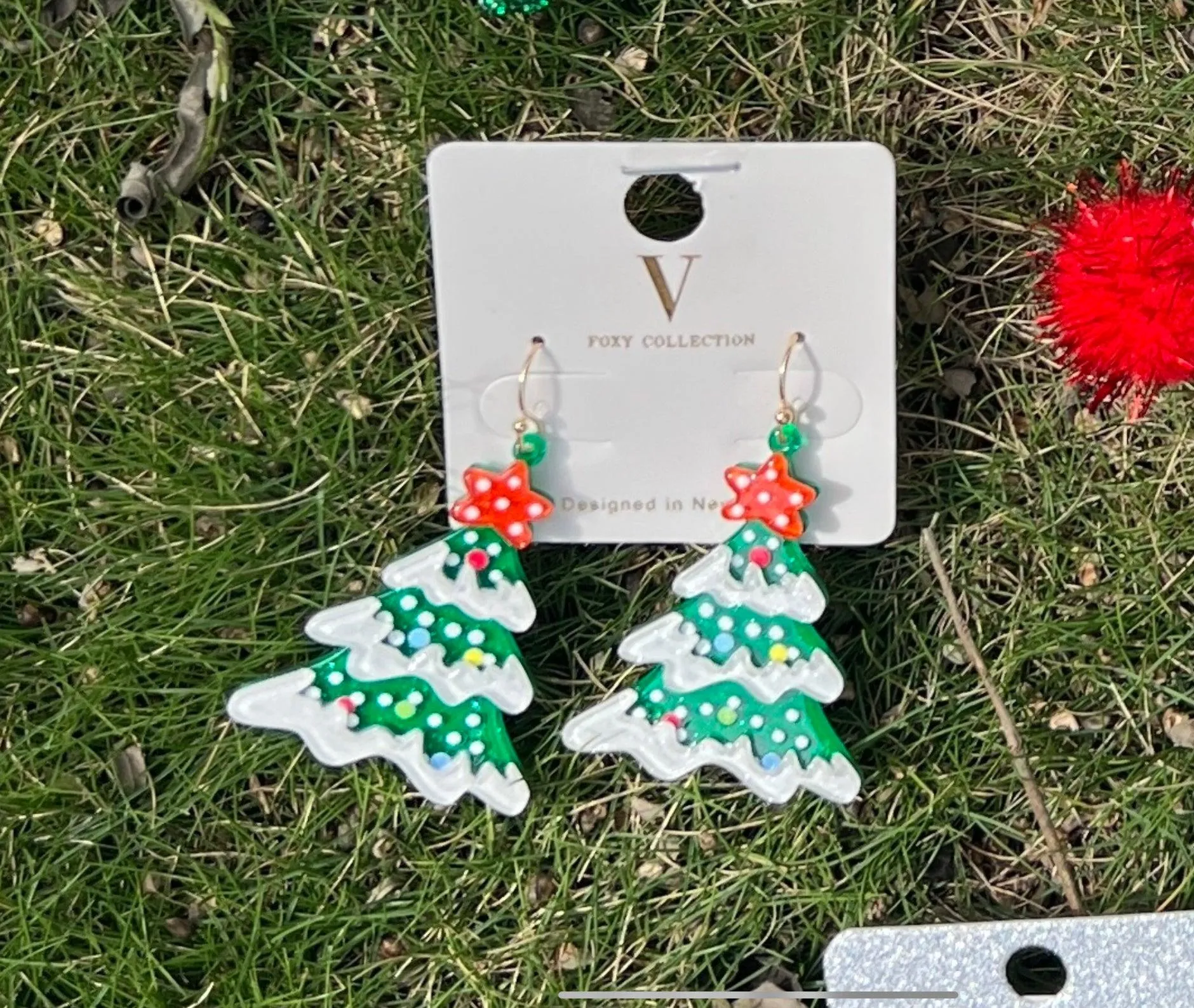 Christmas Tree Earrings