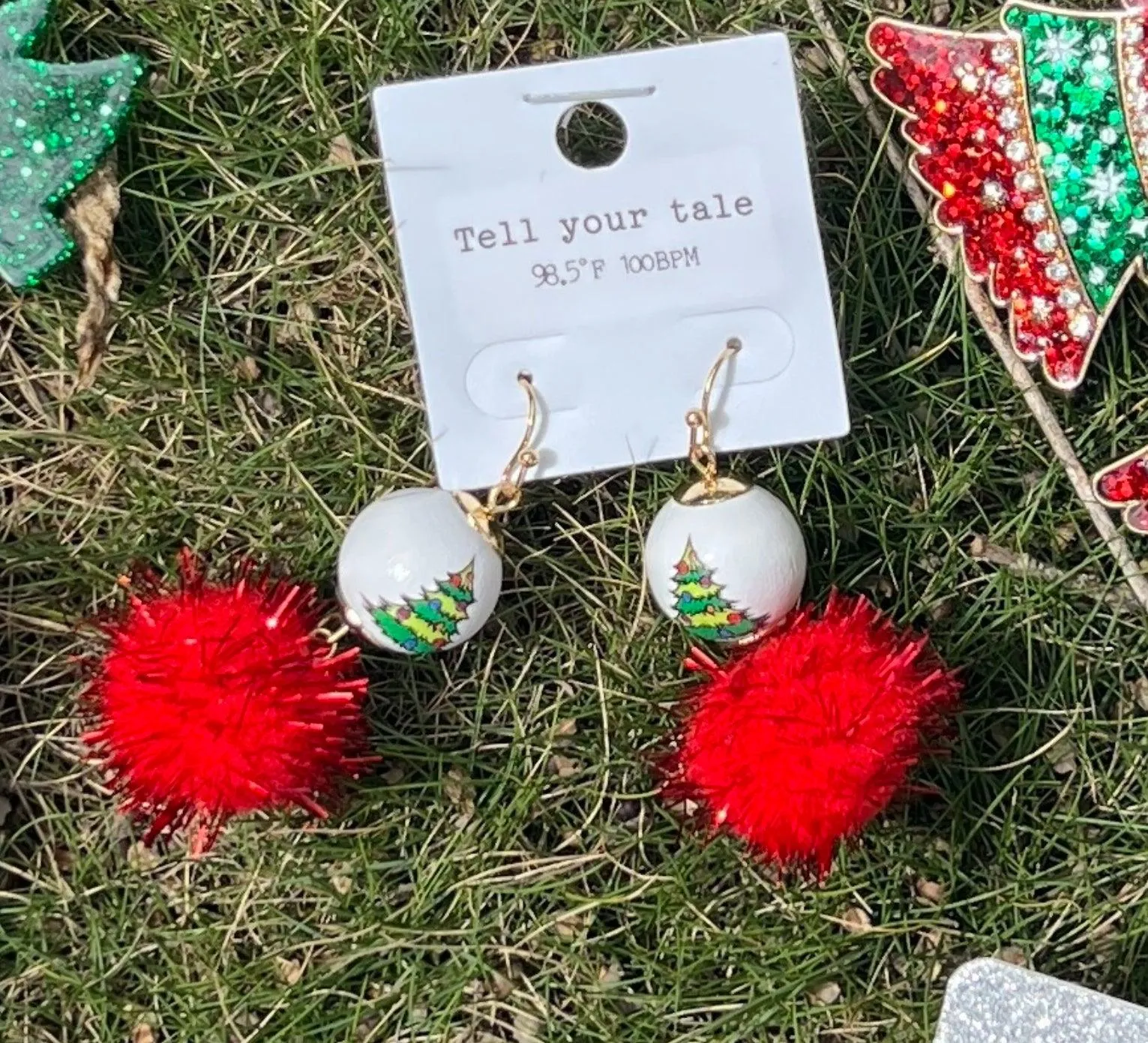 Christmas Tree Earrings